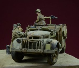 画像3: D-Day miniature studio[DD72004］ 1/72 砂漠の朝食 LRDGパトロール隊員 (3体セット) (3)