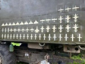 画像2: DANmodels[DAN35557]1/35 ウクライナ軍 防空部隊撃墜マークステンシル (2)