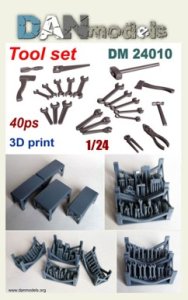 画像1: DAN models[DAN24010]1/24 ツールセットw/作業台 (1)