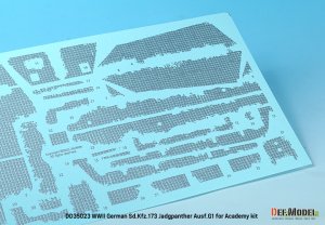 画像10: DEF.MODEL[DD35023]1/35 WWIIドイツヤークトパンターG1型用ツィンメリットコーティングデカール(アカデミー用) (10)