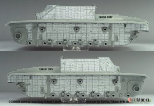 画像11: DEF.MODEL[DD35026]1/35 WWII ドイツ III号突撃砲G型用ツィンメリットコーティングデカール ワッフルパターン(タミヤ/タコム/ライフィールドモデル用) (11)