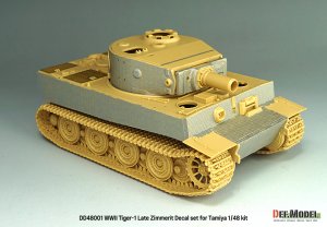 画像5: DEF.MODEL[DD48001]1/48 WWII ドイツ タイガーI重戦車中期/後期型 ツィンメリットデカールセット エッチンググリル付(タミヤ用) (5)
