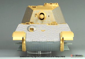 画像8: DEF.MODEL[DD48003]1/48 WWII ドイツ キングタイガー重戦車ヘンシェル砲塔 ツィンメリットデカールセット(タミヤ用) (8)