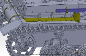 画像4: DEF.MODEL[DE35017]1/35 IV号戦車H型(初期/中期)エッチング基本セット(アカデミー用、汎用) (4)