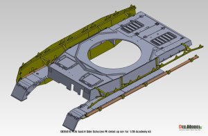 画像4: DEF.MODEL[DE35019]1/35 IV号戦車H型(初期/中期)車体シュルツェン(アカデミー用、汎用) (4)