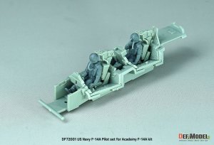画像5: DEF.MODEL[DF72001]1/72 現用 アメリカ海軍 着座したF-14Aパイロットセット(アカデミーF-14A(12560)用 2体入) (5)