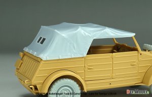 画像8: DEF.MODEL[DM35064A]1/35 WWII ドイツ キューベルワーゲンType82 幌セット 後期型 2024リニューアル版(タミヤ用) (8)