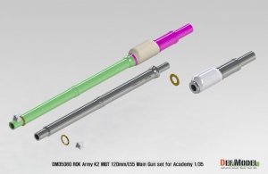 画像4: DEF.MODEL[DM35080]1/35 現用韓国 K2戦車 金属砲身セット(アカデミー用) (4)