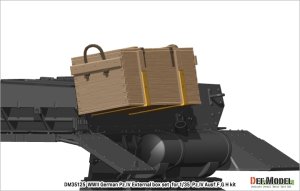 画像3: DEF.MODEL[DM35125]1/35 WWIIドイツIV号戦車用外装木製弾薬箱セット(IV号戦車G/H型用) (3)