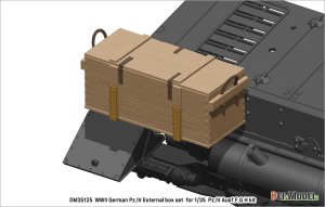 画像5: DEF.MODEL[DM35125]1/35 WWIIドイツIV号戦車用外装木製弾薬箱セット(IV号戦車G/H型用) (5)