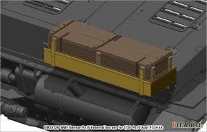画像9: DEF.MODEL[DM35125]1/35 WWIIドイツIV号戦車用外装木製弾薬箱セット(IV号戦車G/H型用) (9)