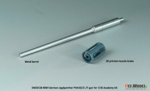 画像2: DEF.MODEL[DM35128]1/35 WWIIドイツ駆逐戦車ヤークトパンター用PAK43/3 L71対戦車砲(アカデミー用) (2)