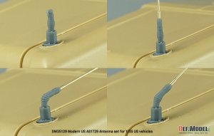 画像5: DEF.MODEL[DM35129]1/35 現用 アメリカ軍AS1729アンテナ/アンテナ基部セット(各模型メーカー対応) (5)