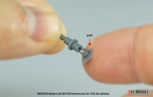 画像6: DEF.MODEL[DM35129]1/35 現用 アメリカ軍AS1729アンテナ/アンテナ基部セット(各模型メーカー対応) (6)