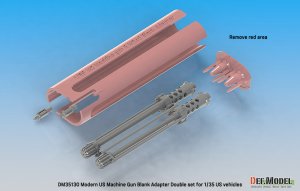 画像3: DEF.MODEL[DM35130]1/35 現用 アメリカ軍機関銃用空包アダプターセット(各模型メーカー対応) (3)