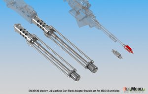 画像5: DEF.MODEL[DM35130]1/35 現用 アメリカ軍機関銃用空包アダプターセット(各模型メーカー対応) (5)