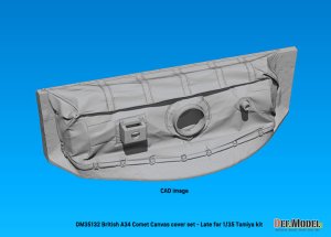 画像10: DEF.MODEL[DM35132]1/35 WWII イギリス A34コメット用 後期型キャンバスカバー付防盾セット(タミヤ用) (10)