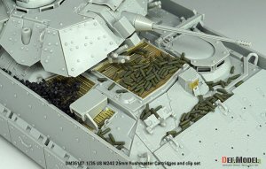 画像8: DEF.MODEL[DM35147]1/35 現用 アメリカ M2/M3ブラッドレー/LAV-25用 M242 25mmブッシュマスター機関砲空薬莢/クリップセット (8)