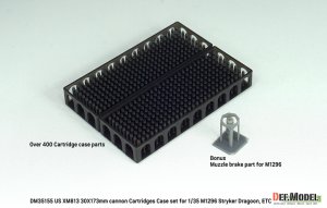 画像2: DEF.MODEL[DM35155]1/35 現用 アメリカ XM813ブッシュマスターII 30mm機関砲30x173mm弾 空薬莢セット マズルブレーキ付(400個入) (2)