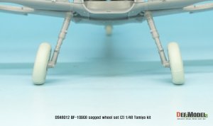 画像6: DEF.MODEL[DS48012]1/48 Bf109G-6 ホイールセット2(汎用) (6)