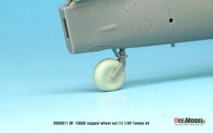 画像3: DEF.MODEL[DS48012]1/48 Bf109G-6 ホイールセット2(汎用) (3)