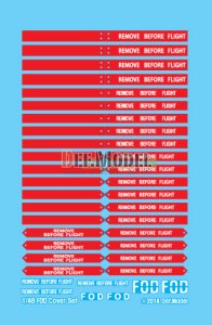 画像7: DEF.MODEL[DS48016]1/48 現用 アメリカ海軍戦闘機F-4BファントムII用FODカバーセット(タミヤ用) (7)
