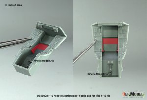 画像11: DEF.MODEL[DS48028]1/48 現用 アメリカ空軍 F-16ファイティングファルコン用ACES-II射出座席 布張りタイプ(各社用) (11)