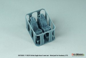 画像2: DEF.MODEL[DS72005]1/72 現用 アメリカ空軍/韓国空軍 F-15Eストライクイーグル/F-15Kスラムイーグル ACES-II射出座席セット ウール張りタイプ(アカデミー用) (2)
