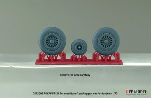 画像7: DEF.MODEL[DS72009]1/72 現用 韓国空軍 KF-21ボラメ用前/後脚柱セット(アカデミー用) (7)