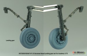 画像9: DEF.MODEL[DS72009]1/72 現用 韓国空軍 KF-21ボラメ用前/後脚柱セット(アカデミー用) (9)