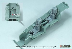 画像7: DEF.MODEL[DS72011]1/72 現用 アメリカ海軍 F-14Dトムキャット用 SJU-17/A(Mk.14)射出座席セット(アカデミー用 2個入) (7)