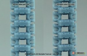 画像6: DEF.MODEL[DT35002]1/35 WWIISd.kfz.251 ドイツSd.kfz.251ハノマーク用後期型可動履帯セット(各社キット対応) (6)