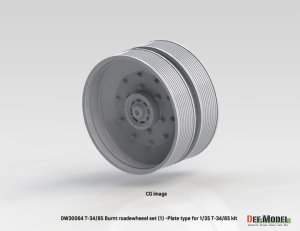 画像10: DEF.MODEL[DW30064]1/35 WWII ソビエト焼け落ちたT-34/85用転輪セットプレート型 片側5個入(各社T-34/85用) (10)