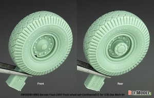 画像4: DEF.MODEL[DW30080]1/35 WWII ドイツ FAUN L900大型トラック 自重変形タイヤセット＃1(ダスヴェルク用) (4)
