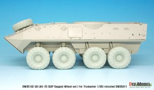 画像9: DEF.MODEL[DW35102]1/35 現用米 LAV-25 SLEP 自重変形タイヤ(トラペ用) (9)