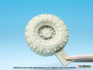 画像5: DEF.MODEL[DW35102]1/35 現用米 LAV-25 SLEP 自重変形タイヤ(トラペ用) (5)