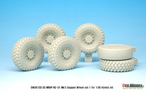 画像7: DEF.MODEL[DW35103]1/35 現用米 MATV RG-31 Mk.5 自重変形タイヤ(キネティック用) (7)