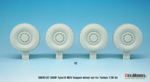 画像15: DEF.MODEL[DW35107]1/35 陸上自衛隊 16式機動戦闘車 自重変形タイヤ(タミヤ用) (15)