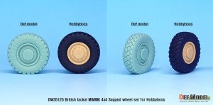画像6: DEF.MODEL[DW35125]1/35 現用 イギリス陸軍ジャッカル1高機動装甲車用自重タイヤセット(ホビーボス用) (6)