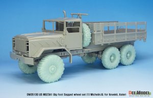 画像3: DEF.MODEL[DW35130]1/35 現用 アメリカ陸軍軍用貨物トラックM923A1ビックフッド用自重変形タイヤセット(アイラブキット/イタレリ用) (3)