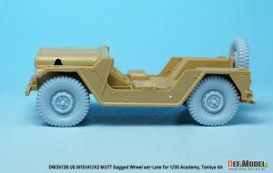 画像16: DEF.MODEL[DW35138]1/35 アメリカ陸軍M151A1/A2用自重変形ホイールセットフロントサスアーム付(タミヤ/アカデミー用) (16)