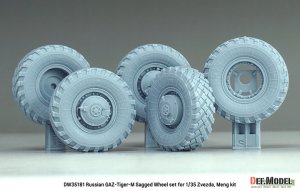 画像6: DEF.MODEL[DW35181]1/35 現用 露/ソ GAZ-233114ティーグルM高機動車 自重変形タイヤセット(ズベズダ/モンモデル用) (6)