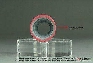 画像9: DEF.MODEL[DZ72013]1/72 現用 アメリカ F-20タイガーシャーク用GE F404初期型ノズルセット 開状態(ハセガワ用) (9)