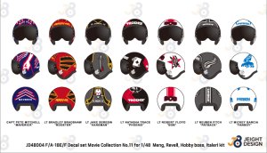 画像4: DEF.MODEL[JD48004]1/48 現用 アメリカ海軍艦上戦闘機F/A-18E/Fスーパーホーネット デカールセット ムービーコレクションNo.11「トップガン」2022(モンモデル/ドイツレベル/ホビーボス/イタレリ用) (4)