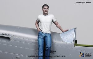 画像7: DEF.MODEL[JD48005]1/48 WWII アメリカ陸軍航空隊戦闘機 P-51Dマスタング デカール/フィギュアセット ムービーコレクションNo.12「トップガン」2022(タミヤ用) (7)
