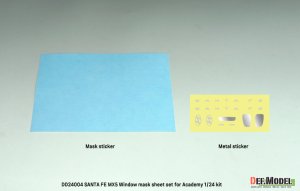 画像2: DEF.MODEL[DD24004]1/24 現用 ヒョンデ サンタフェMX5用ウインドウマスクシート/ロゴメタルステッカーセット(アカデミー用) (2)