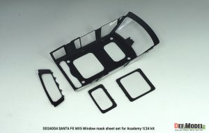画像5: DEF.MODEL[DD24004]1/24 現用 ヒョンデ サンタフェMX5用ウインドウマスクシート/ロゴメタルステッカーセット(アカデミー用) (5)