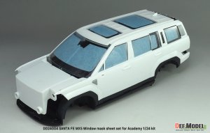 画像8: DEF.MODEL[DD24004]1/24 現用 ヒョンデ サンタフェMX5用ウインドウマスクシート/ロゴメタルステッカーセット(アカデミー用) (8)