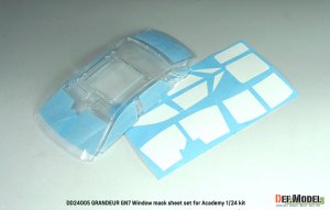 画像3: DEF.MODEL[DD24005]1/24 現用 韓国 ヒョンデ・グレンジャーGN7 ウインドウマスクシートセット(アカデミー用) (3)