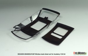 画像9: DEF.MODEL[DD24005]1/24 現用 韓国 ヒョンデ・グレンジャーGN7 ウインドウマスクシートセット(アカデミー用) (9)